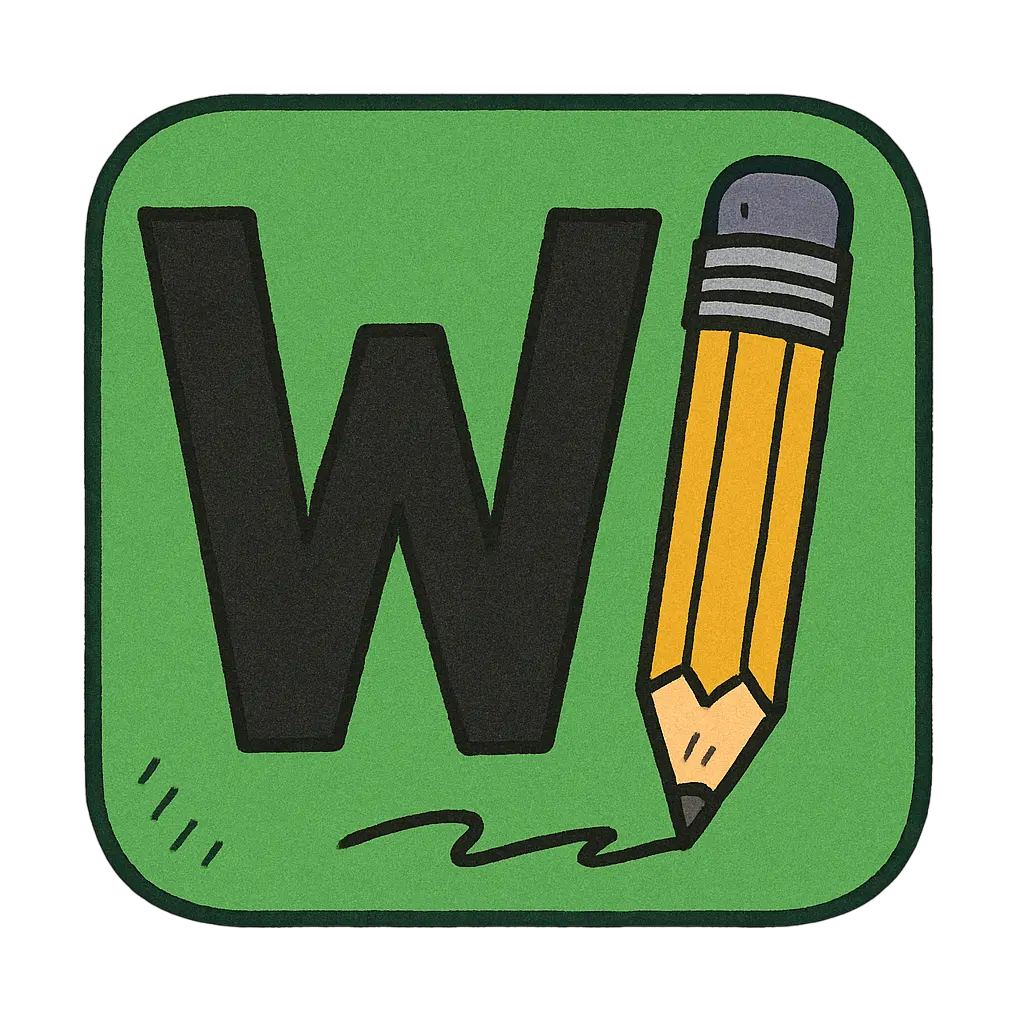 Tilpasset Wordle logo